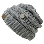 C.C Slouchy Side Button Beanie