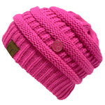 C.C Slouchy Side Button Beanie
