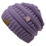 C.C Slouchy Side Button Beanie