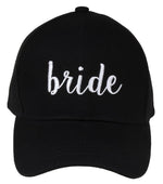 C.C Embroidered Baseball Cap - Bride (Black)