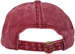Unconstructed Dad Hat - Dog Mom (Burgundy)