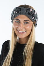 Womens Headwrap Soft Knit Warm Ear Warmer Bow Turban Style Headband