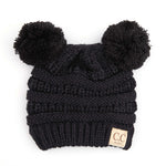 C.C. Baby/Infant Double Pom Beanie