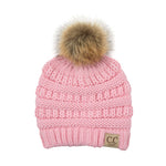 C.C. Baby/Infant Pom Beanie - Faux Fur