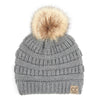 C.C. Baby/Infant Pom Beanie - Faux Fur