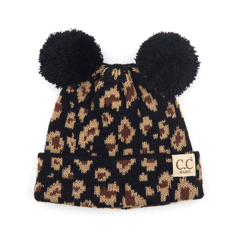 C.C. Baby/Infant Double Pom Beanie