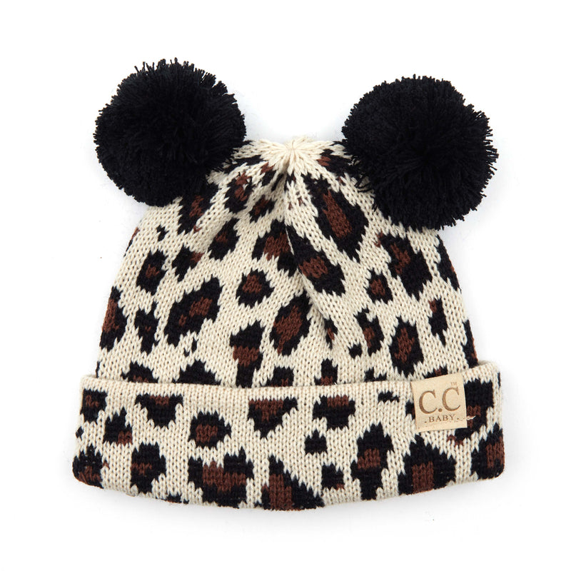 C.C. Baby/Infant Double Pom Beanie