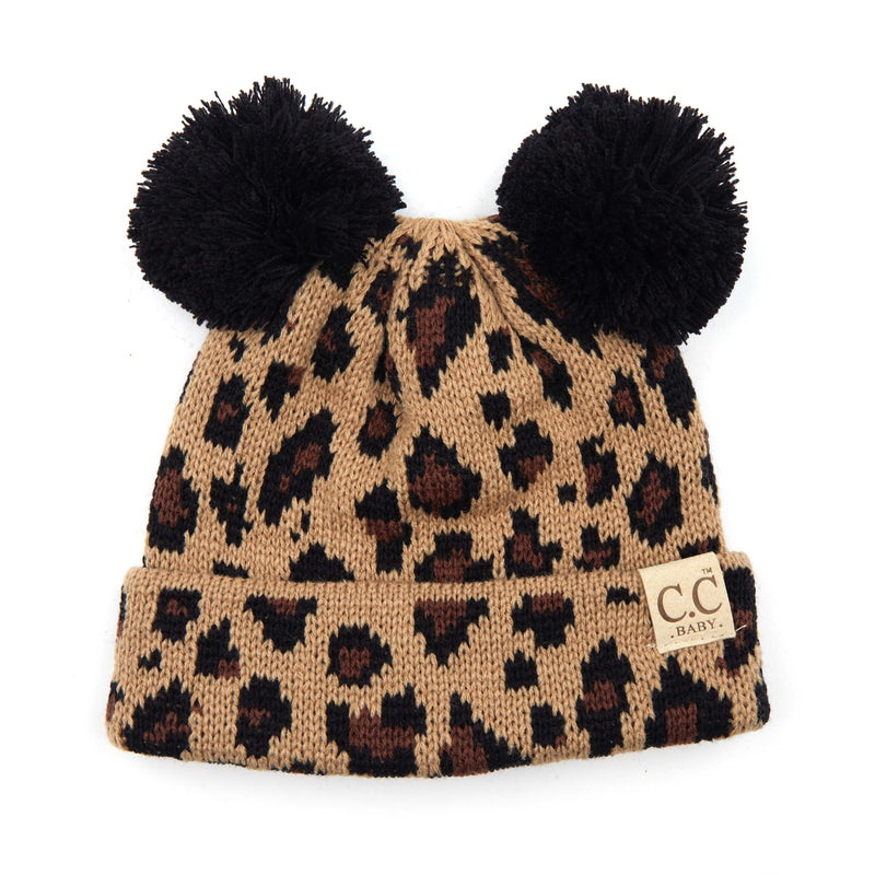C.C. Baby/Infant Double Pom Beanie