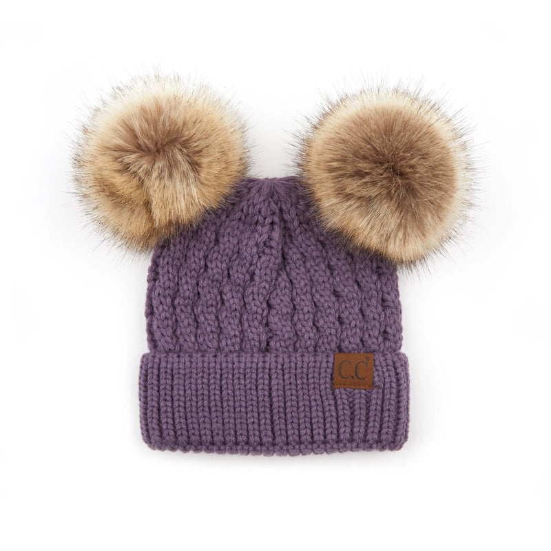 Adult Double Pom Beanie