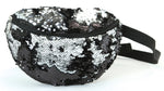 Fanny Pack - Sequin Black & Silver