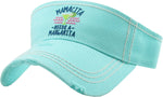 Distressed Visor - Mamacita Neds a Margarita