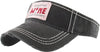 Distressed Visor - Sometimes Wine is Necessary (Black)