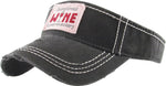 Distressed Visor - Sometimes Wine is Necessary (Black)
