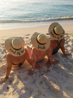 C.C Embroidered Sun Hat - Bride