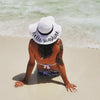 C.C Embroidered Sun Hat - Hello Sunshine