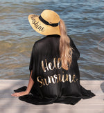 Ponytail Sun Hat - Hello Sunshine