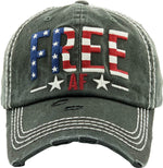 Distressed Patch Hat - Free AF