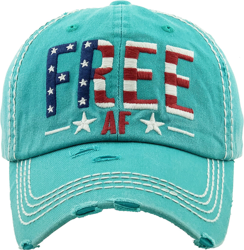 Distressed Patch Hat - Free AF