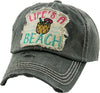 Distressed Patch Hat - Life's a Beach