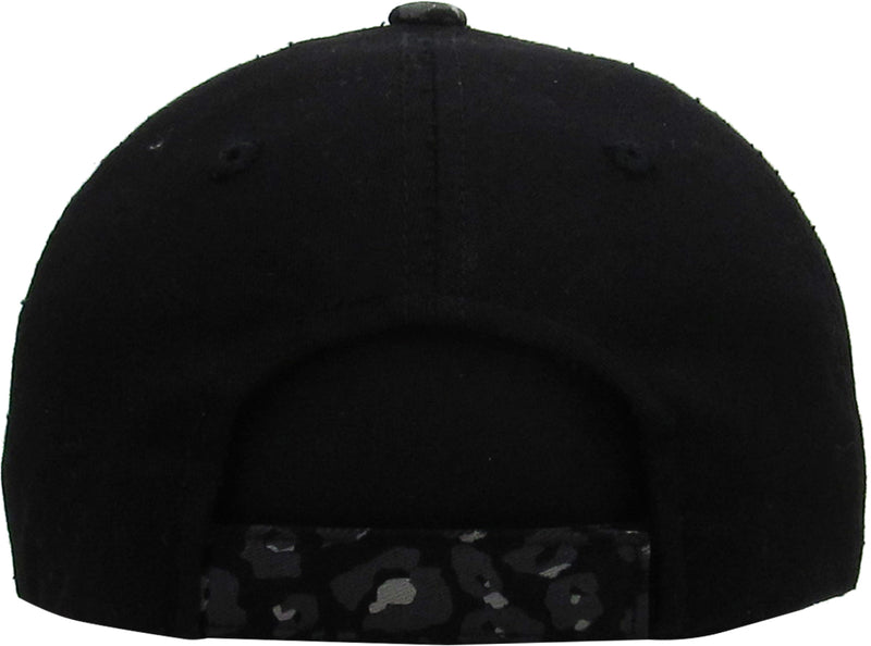 Distressed Patch Baseball Cap - Free Spirit (Leopard)