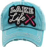 Distressed Patch Hat - Lake Life