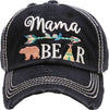 Distressed Patch Hat - Mama Bear