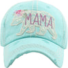 Distressed Patch Hat - Mama Bear