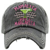 Distressed Patch Hat - Mamacita Needs a Margarita