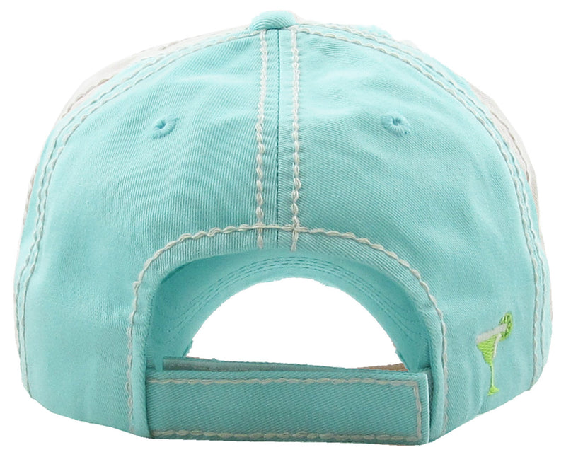 Distressed Patch Hat - Mamacita Needs a Margarita