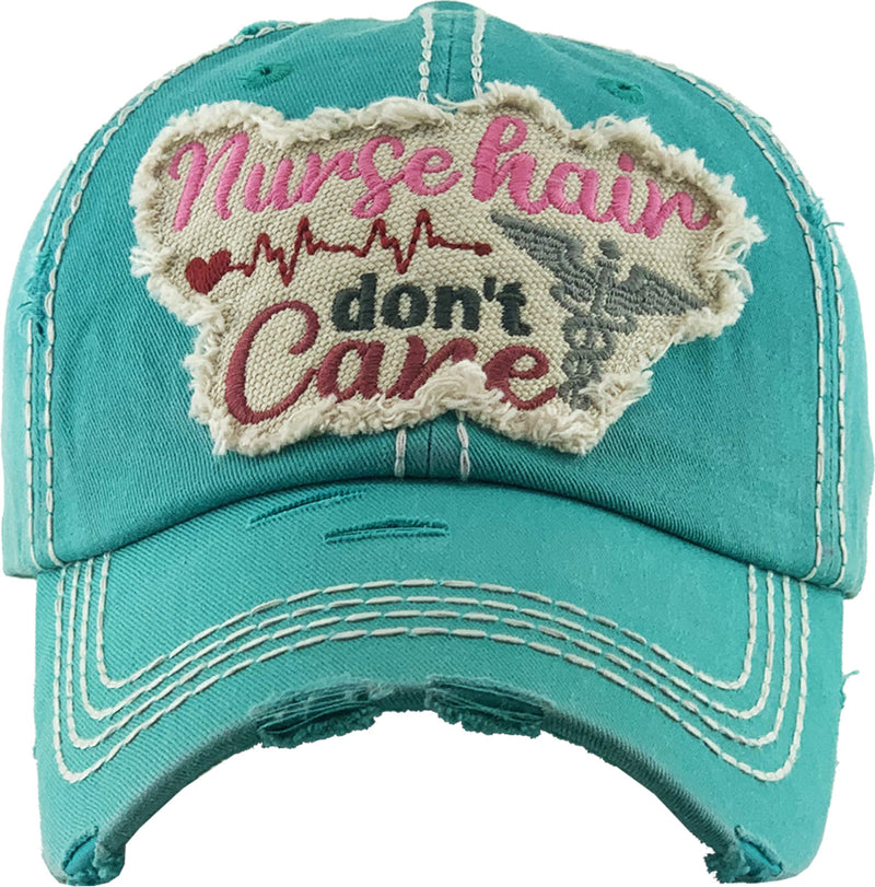 Patch Hat - Nurse Hair Don't Care