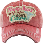 Patch Hat - Nurse Hair Don't Care
