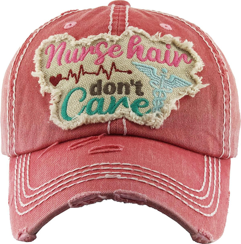Patch Hat - Nurse Hair Don't Care