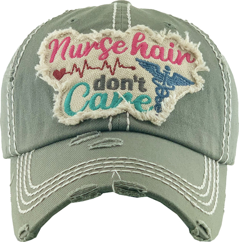 Patch Hat - Nurse Hair Don't Care