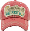 Distressed Patch Hat - Sunshine & Whiskey