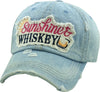 Distressed Patch Hat - Sunshine & Whiskey