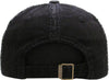 Distressed Patch Baseball Cap - Wild at Heart (Black)