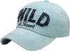 Distressed Patch Baseball Cap - Wild at Heart (Mint)