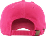 Unconstructed Dad Hat - Alien (Distressed Hot Pink)