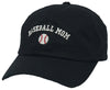 Unconstructed Dad Hat - Baseball Mom (Black)