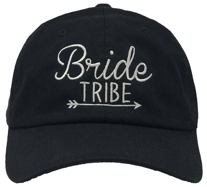 Unconstructed Dad Hat - Bride Tribe (Black)