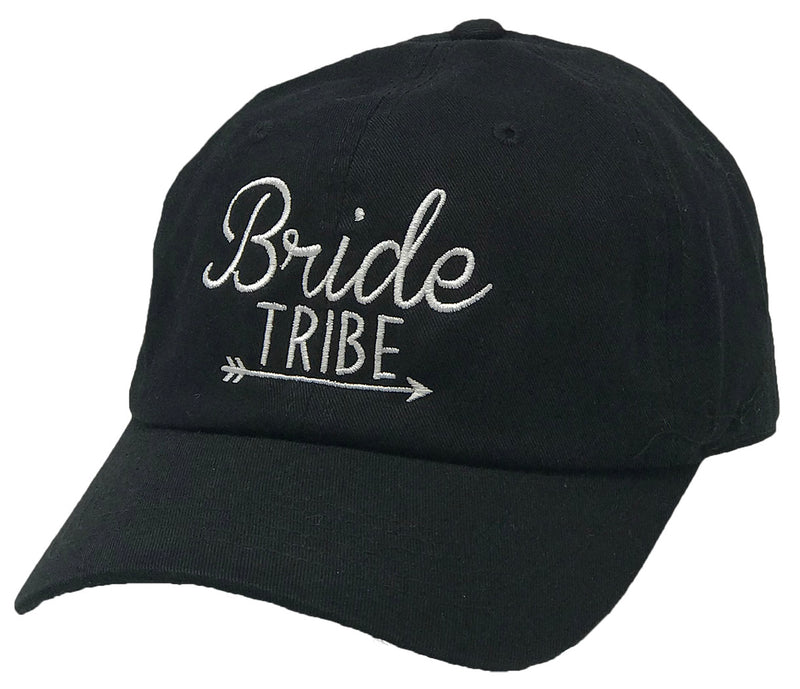 Unconstructed Dad Hat - Bride Tribe (Black)
