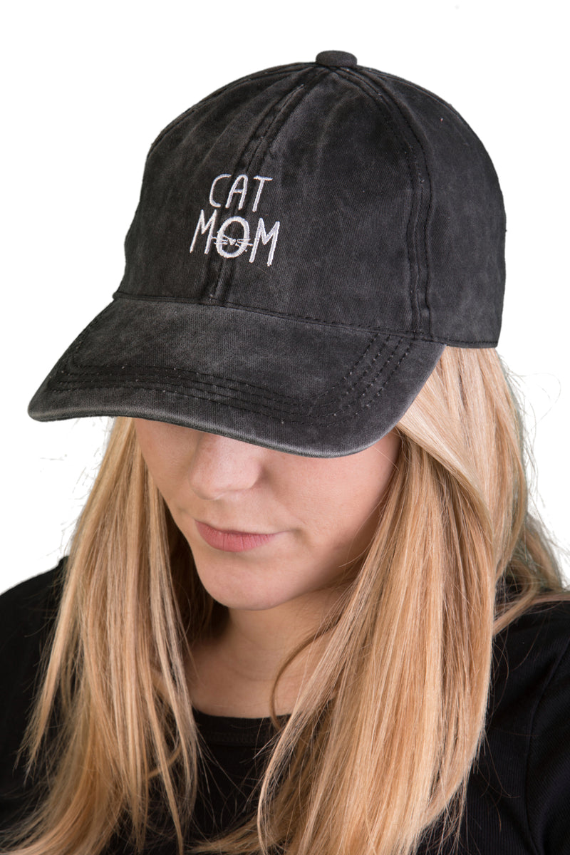 Unconstructed Dad Hat - Cat Mom