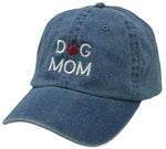 Unconstructed Dad Hat - Dog Mom (Denim)