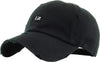 Unconstructed Dad Hat - Lit (Distressed Black)