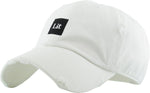 Unconstructed Dad Hat - Lit (Distressed White)
