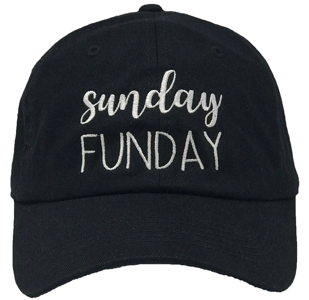 Unconstructed Dad Hat - Sunday Funday (Black)