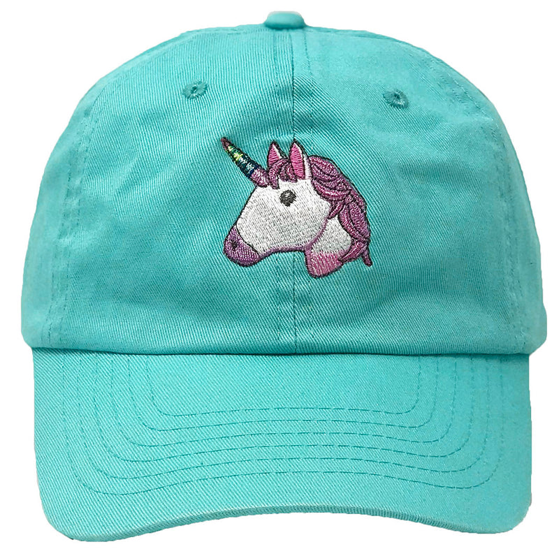 Unconstructed Dad Hat - Unicorn Icon (Mint)