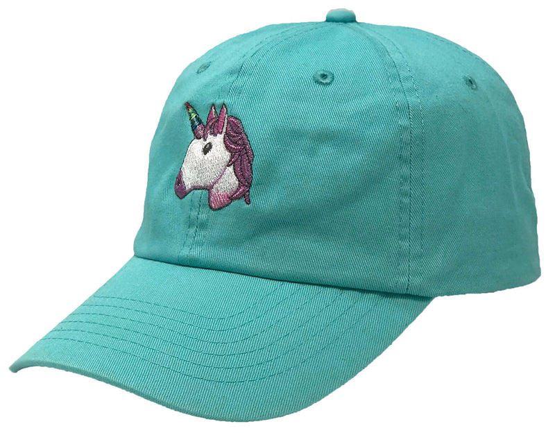 Unconstructed Dad Hat - Unicorn Icon (Mint)