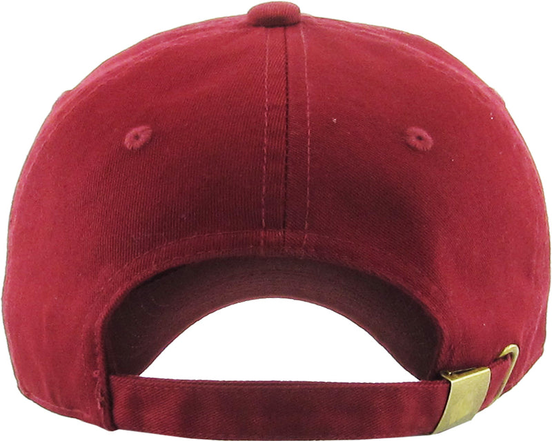 Unconstructed Dad Hat - Liquor Bottle (Burgundy)