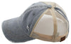Ponycap w/ Beige Mesh